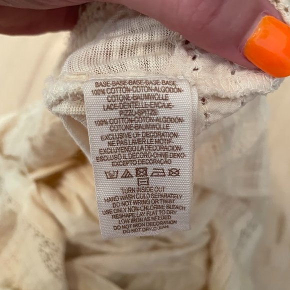 NWT Free People Fast Times Cold Shoulder Blouse size Small - Picture 6 of 8